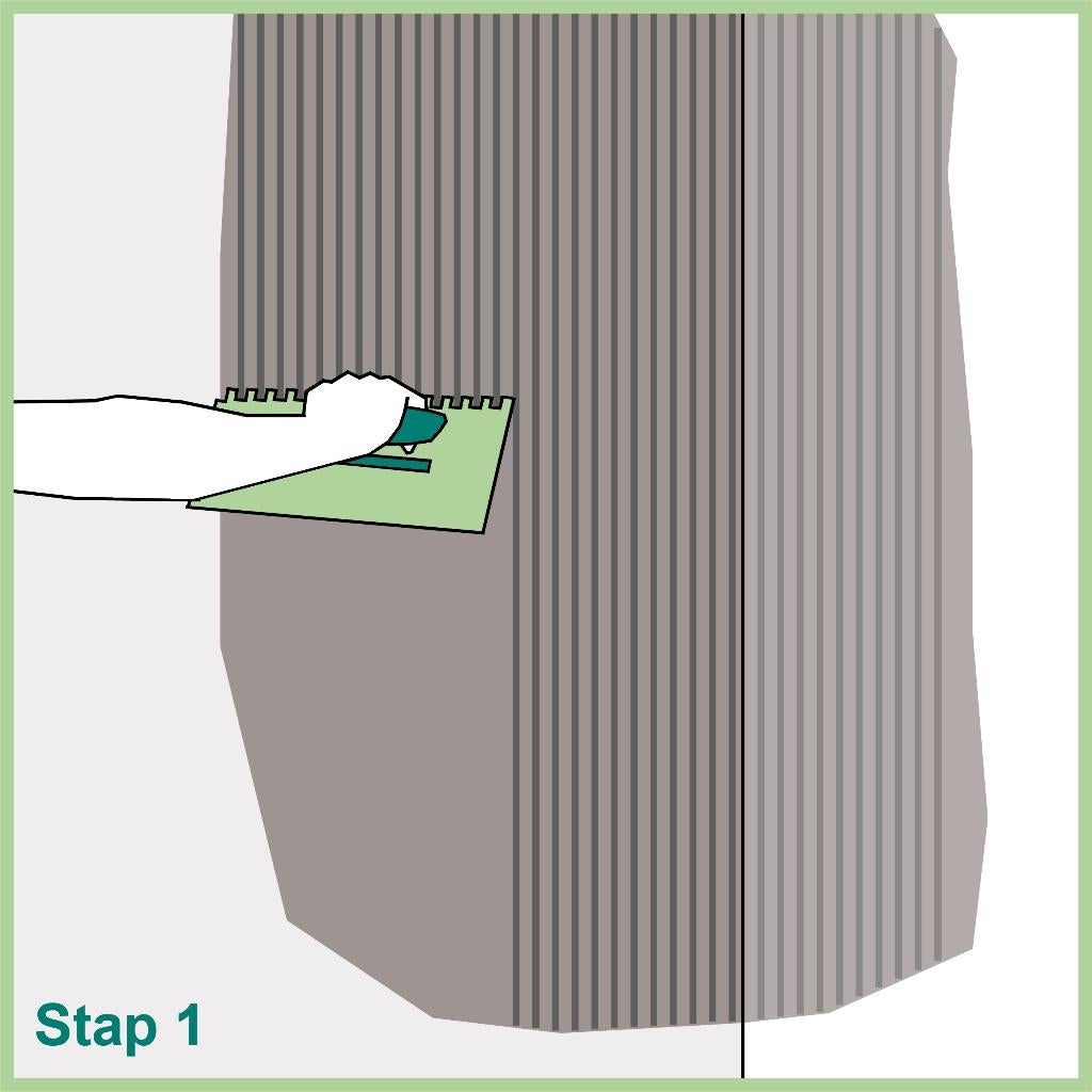 Restpartij minerale strip S9.11982, Doe-het-zelf en Verbouw, Metselstenen, Ophalen, Nieuw, Overige typen