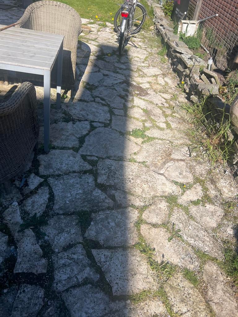 Gratis flagstones afhalen, Gebruikt, Ophalen of Verzenden, Terrastegels, Natuursteen