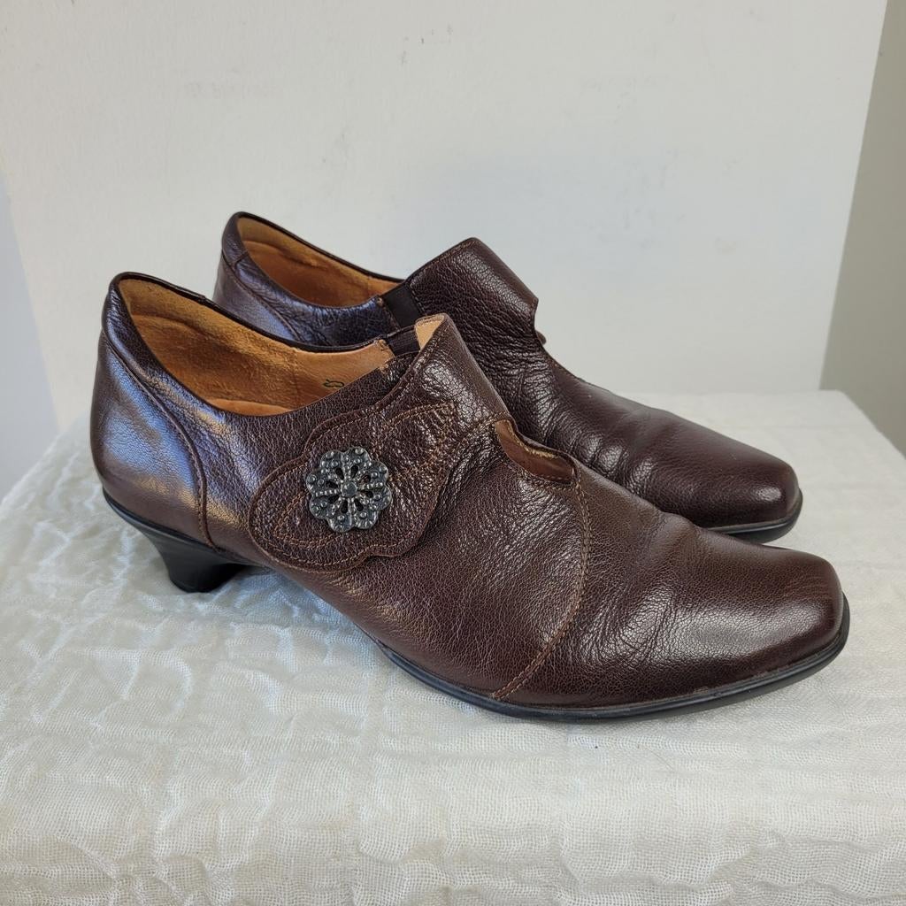 Think! pumps met bandje Mary Jane maat 38 bruin leer, Kleding | Dames, Schoenen, Schoenen met lage hakken, Bruin, Think!, Ophalen of Verzenden