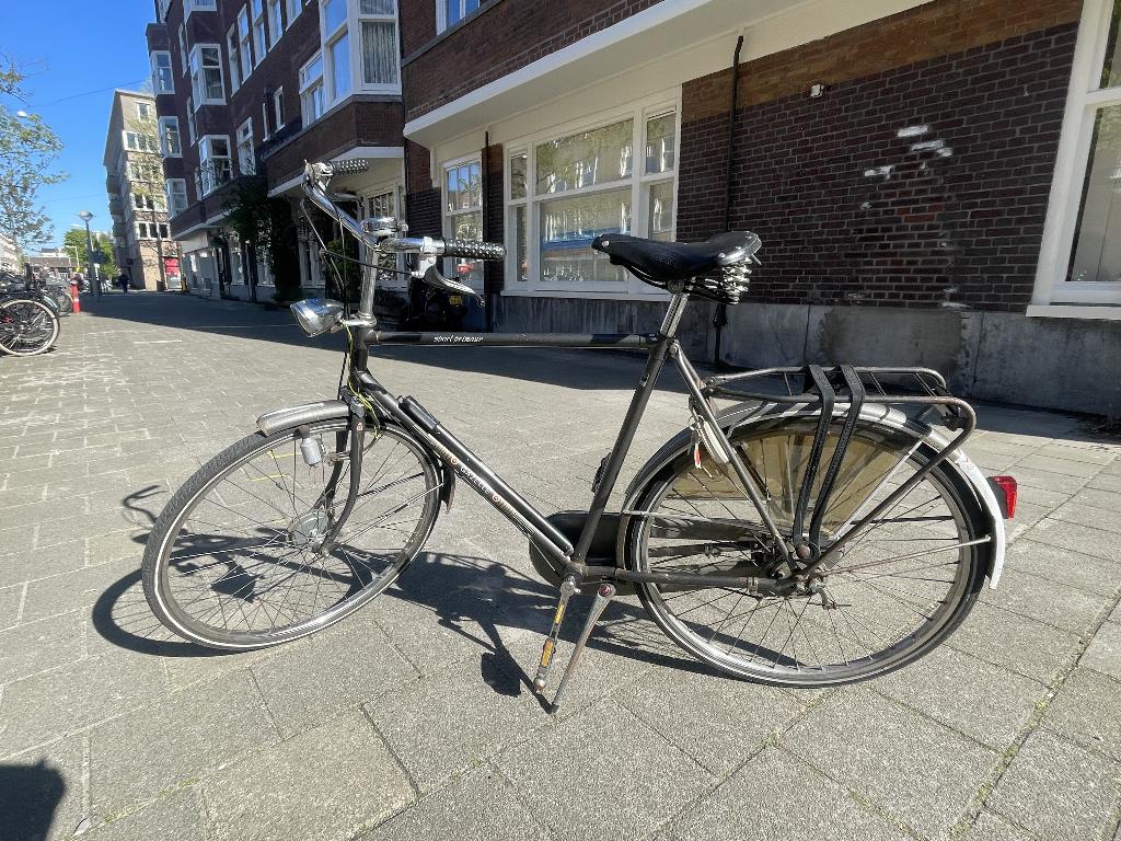 Vintage Gazelle heren fiets met Retro Brooks zadel, Fietsen en Brommers, Fietsen | Heren | Herenfietsen, Ophalen, Gebruikt, Versnellingen
