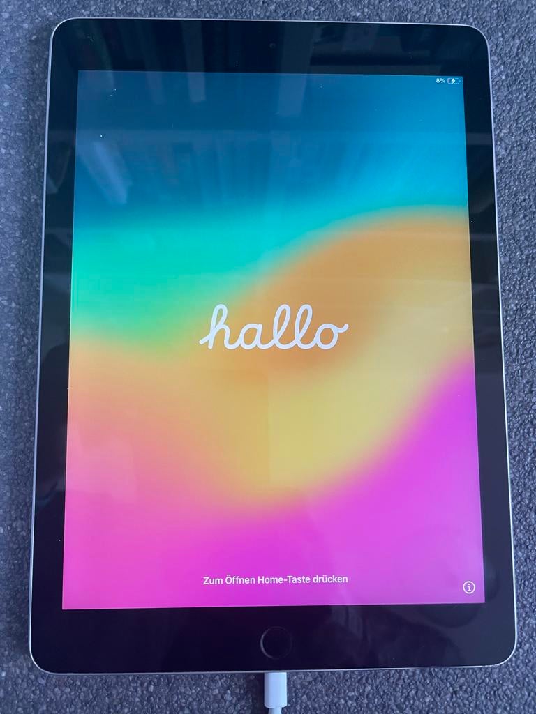 iPad 6e generatie 128GB, 10 inch, Gebruikt, Apple iPad, Zwart