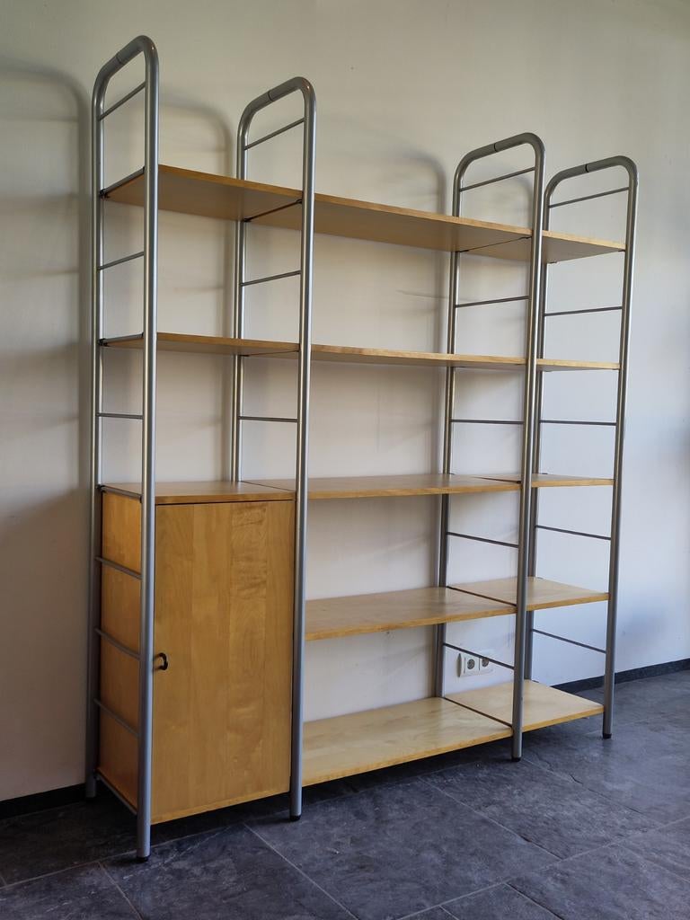 Vintage Ikea kast Niklas Rutger Andersson wandkast hout, 200 cm of meer, ., 150 tot 200 cm, .