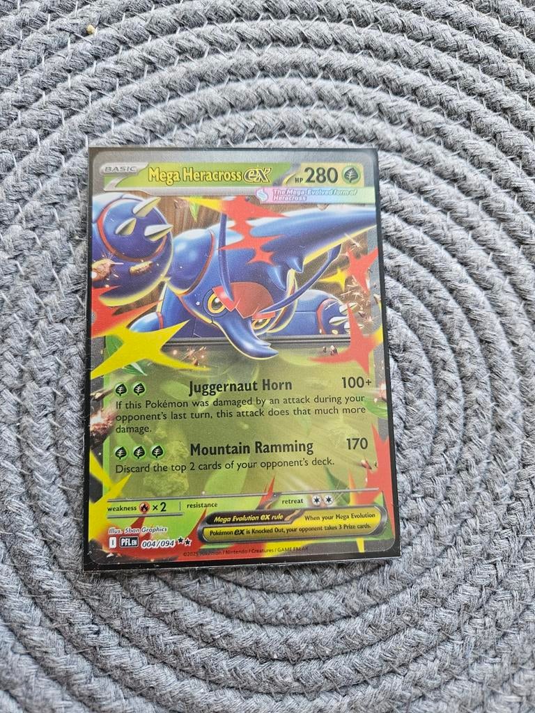 Mega Heracross EX Pokémon kaart, Ophalen of Verzenden