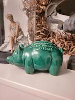 Vintage Spaarvarken 's-Gravenhage Nationaal Spaarfonds, Verzamelen, Spaarpotten, Ophalen of Verzenden, Gebruikt, Steen, Aardewerk of Keramiek