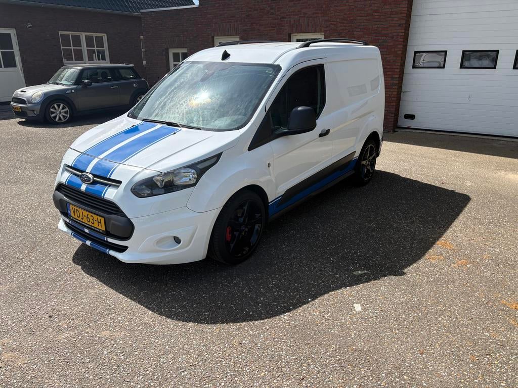 Ford Transit Connect 1.6 Tdci 2015, Euro 5, Zwart, 4 cilinders, Wit
