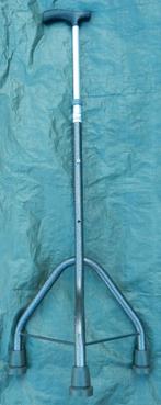 Stabiele HMS Vilgo 3poot wandelstok, Ophalen, Verstelbaar, Zo goed als nieuw