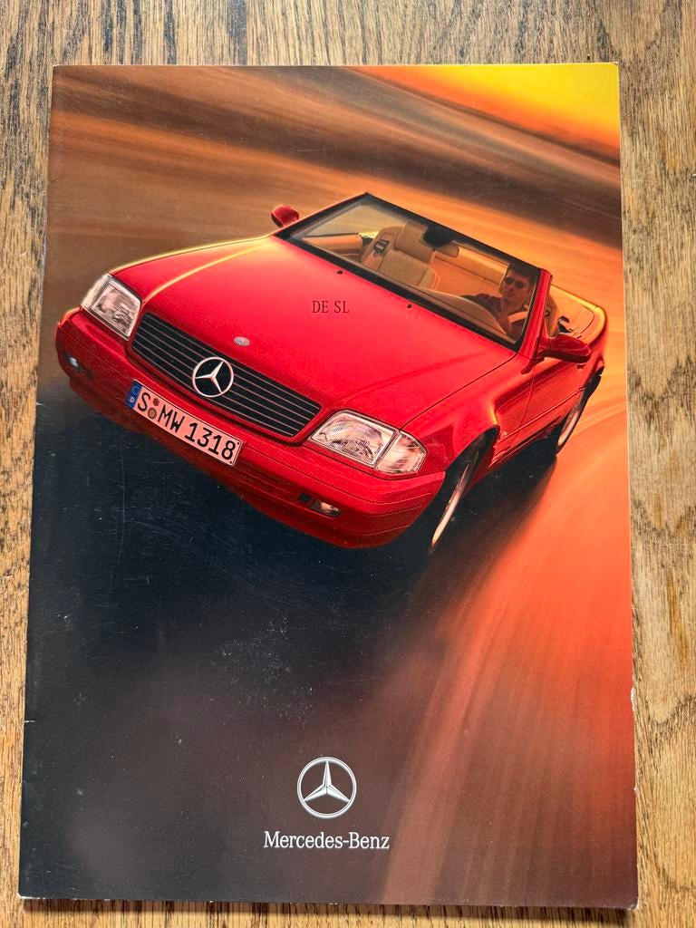 Mercedes SL 280-320-500-600 Brochure 1998, Auto diversen, Handleidingen en Instructieboekjes, Ophalen of Verzenden