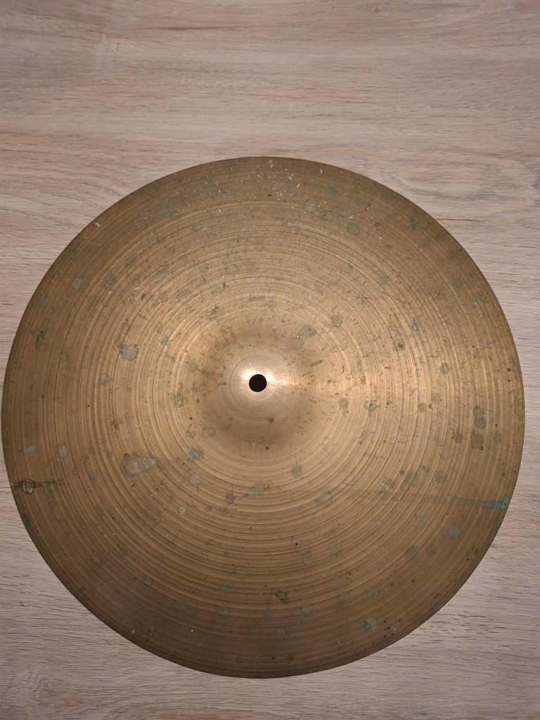Ufip 15" crash hihat bekken cymbal set voor drumstel, Ophalen of Verzenden, Gebruikt, Drums of Percussie