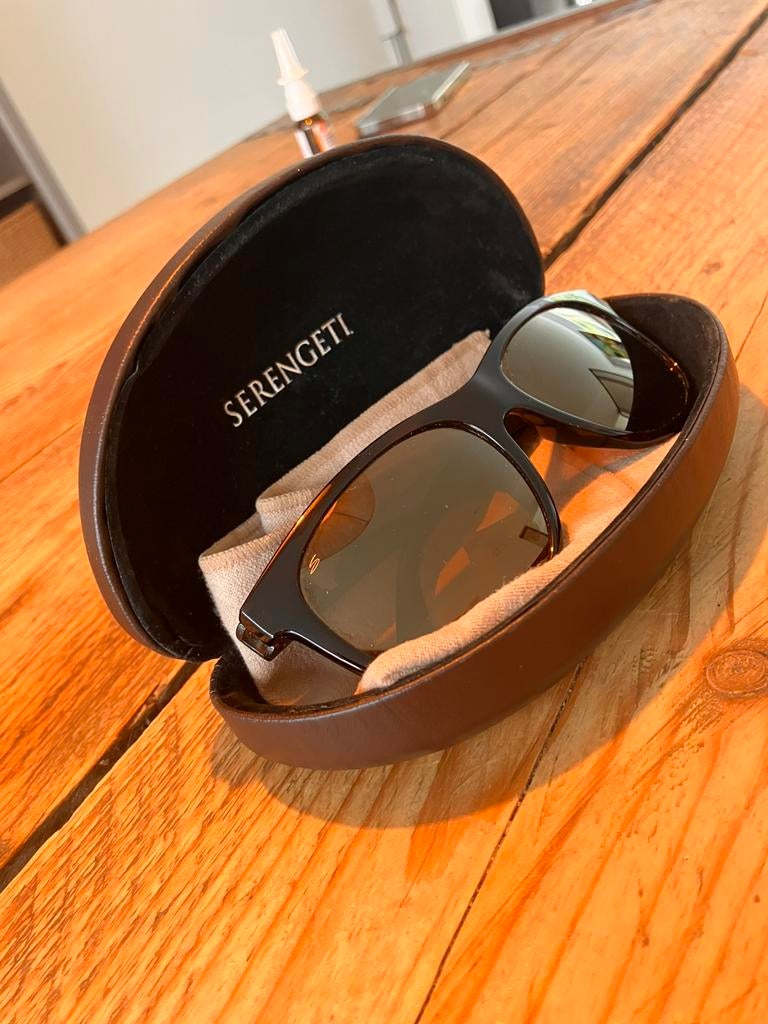 Serengeti Ostuni zonnebril, Ophalen of Verzenden, Zo goed als nieuw, Bruin, Overige merken