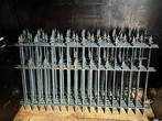 Gietijzeren hekwerk ruim 14 strekkende meter, Tuin en Terras, Tuinhekken en Hekwerk, Ophalen, Gebruikt, IJzer, Sierhekwerk