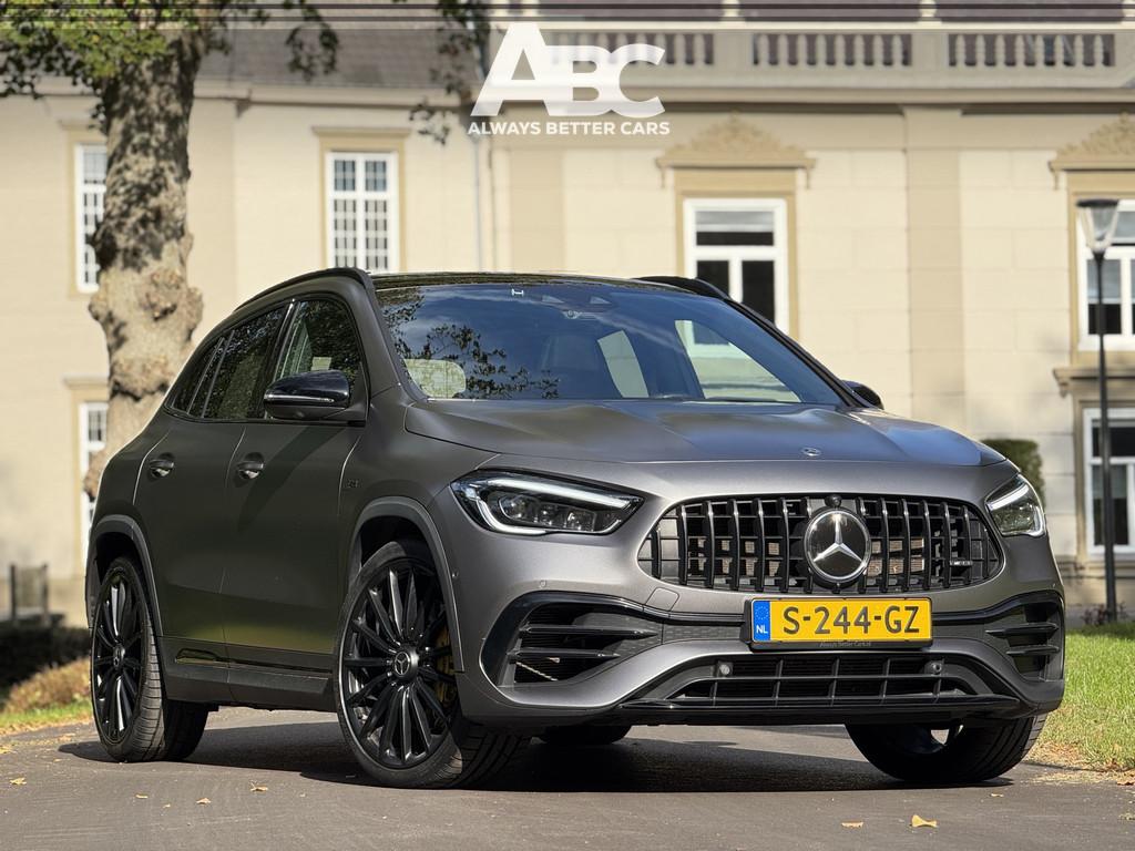 Mercedes-Benz GLA AMG GLA45 S 4MATIC+ Burmester HUD kuip 21", Auto's, Automaat, Gebruikt, 4 cilinders, Bedrijf
