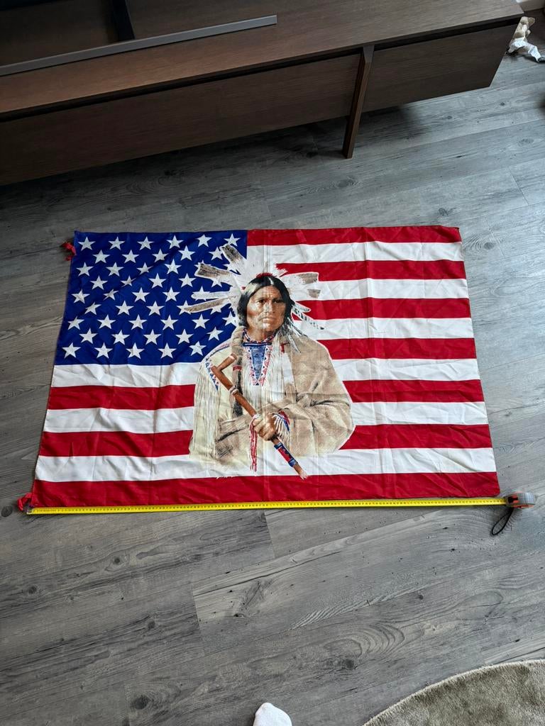 Amerikaanse vlag, Ophalen of Verzenden, Zo goed als nieuw