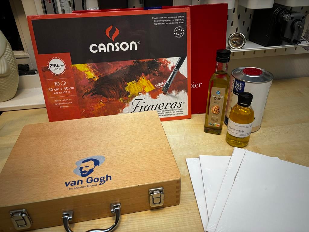 Ultieme Olieverf Starters Pakket (lees beschrijving), Ophalen, Zo goed als nieuw, Olieverf