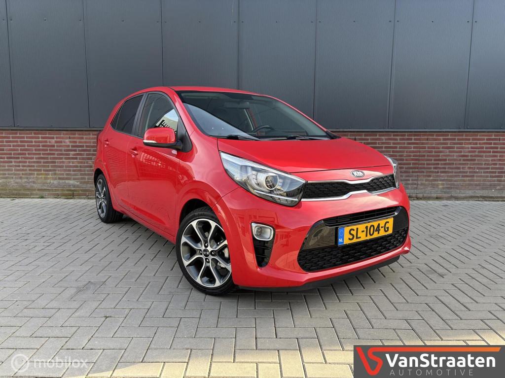 Kia Picanto 1.0 CVVT Design Ed. | Carplay | Leder | Cruise, Auto's, Kia, Bedrijf, Te koop, Picanto, ABS, Achteruitrijcamera, Airbags