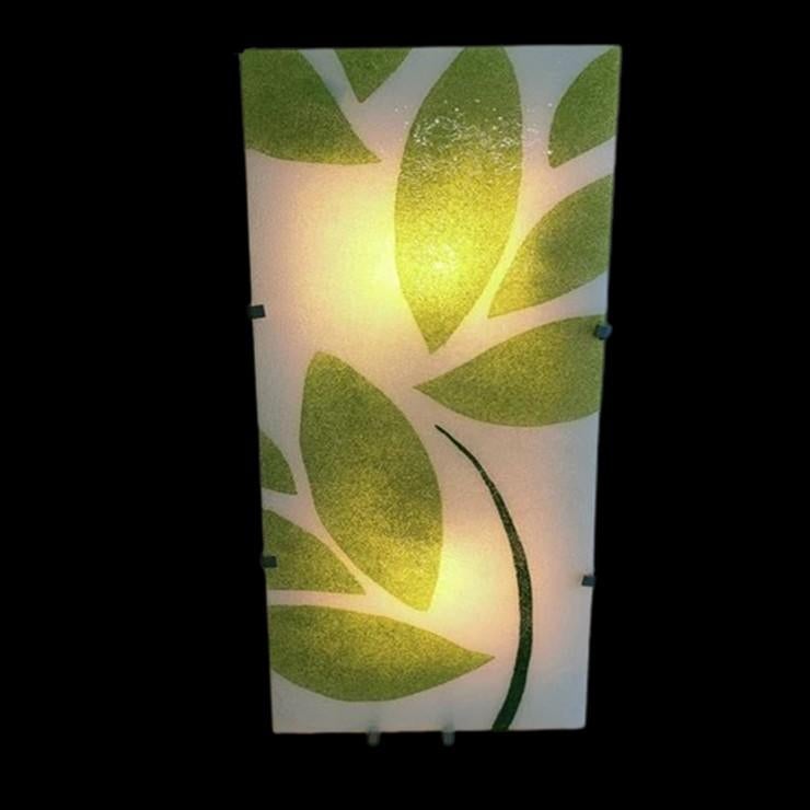 IKEA Gyllen Wandlamp met bladerenpatroon, Ophalen of Verzenden, Zo goed als nieuw, Glas, Retro