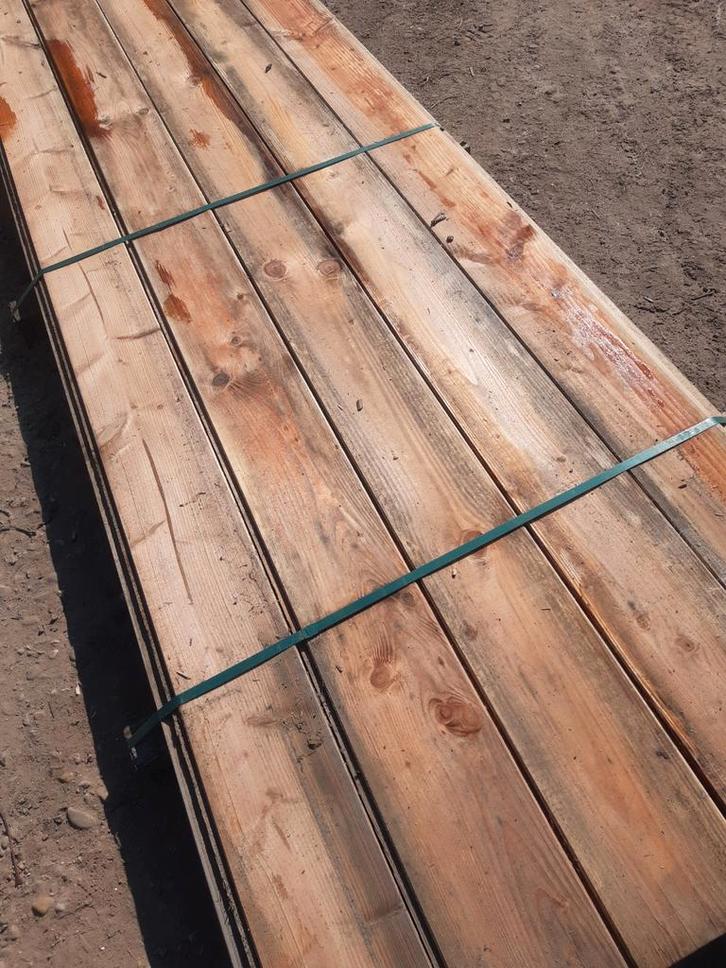 Partij nieuwe Douglas planken, Deens rabat, 18/195 mm, Doe-het-zelf en Verbouw, Hout en Planken, Nieuw, Plank, Overige houtsoorten