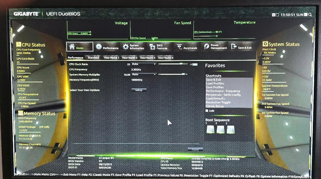 Gigabyte g1 Sniper b5 + i5 + 16GB, Computers en Software, Moederborden, Ophalen of Verzenden, Zo goed als nieuw, DDR3, ATX