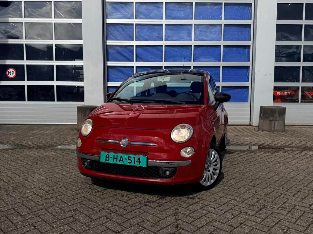Fiat 500 1.2 2007 Rood | DISTRIBUTIE VERVANGEN, Auto's, Fiat, Voorwielaandrijving, Stof, 1242 cc, 4 cilinders