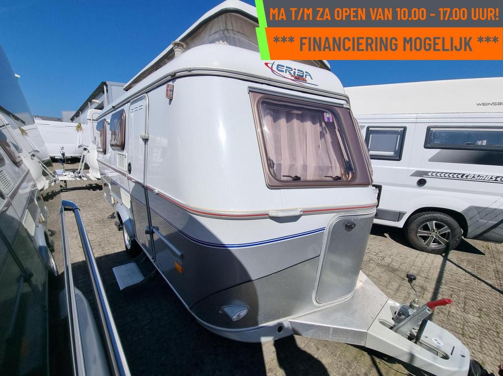 ERIBA TROLL 550 GT MOVER + DWARSBED + HEFDAK + VOORTENT, Caravans en Kamperen, Bedrijf, 5 tot 6 meter, Eriba, Mover