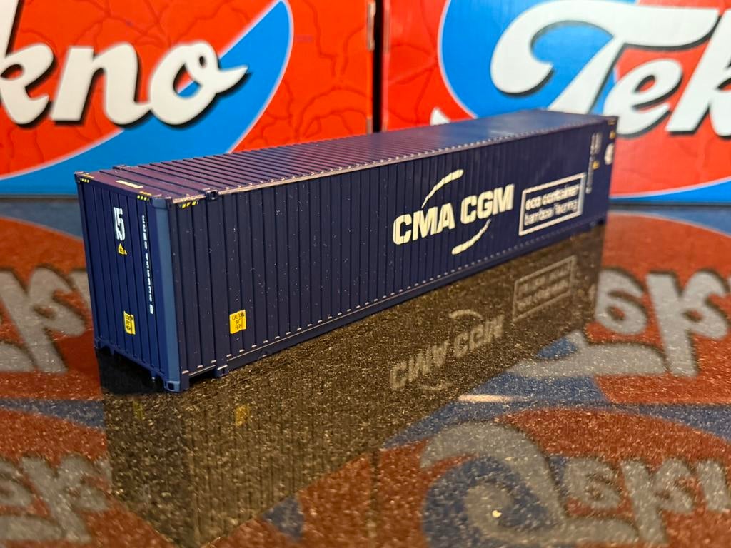 Tekno - CMA 45 FT HC Container, Hobby en Vrije tijd, Modelauto's | 1:50, Ophalen of Verzenden, Zo goed als nieuw, Bus of Vrachtwagen