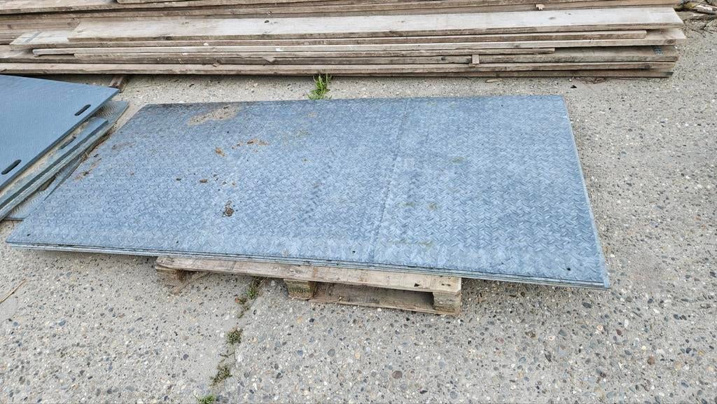 Stalen oprijplaat verzinkt traanplaat, Ophalen, Nieuw, Overige materialen, Minder dan 20 mm