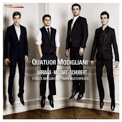Cd Arriaga/Mozart/Schubert : Quatuor (Quatuor Modigliani), Ophalen of Verzenden, Classicisme, Zo goed als nieuw, Kamermuziek