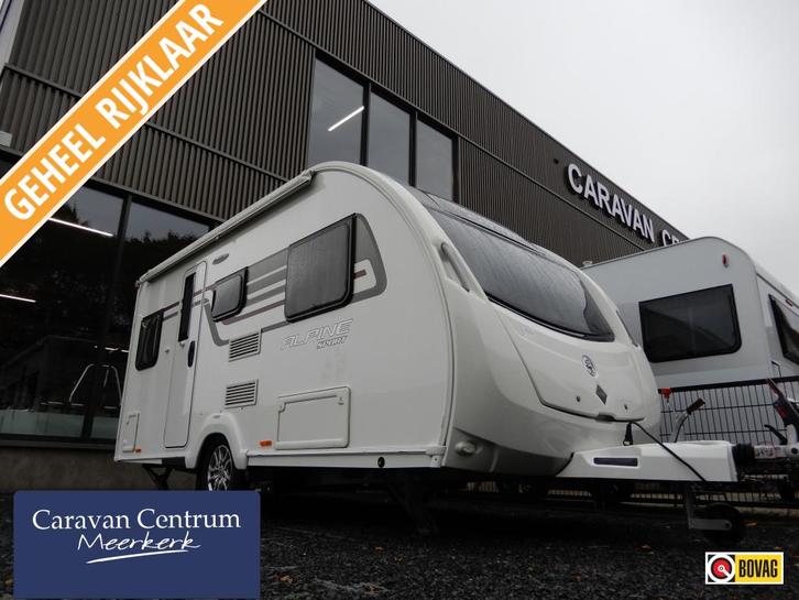 Sprite Alpine Sport 400 + Mover, Caravans en Kamperen, Caravans, Bedrijf, tot en met 3, Treinzit, Sprite, Dwarsbed, Overige typen