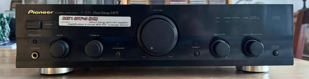 Pioneer A-109 stereo versterker, Ophalen, Gebruikt, 60 tot 120 watt, Pioneer