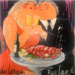 Dikke Dames Schilderij "True love", Ophalen of Verzenden