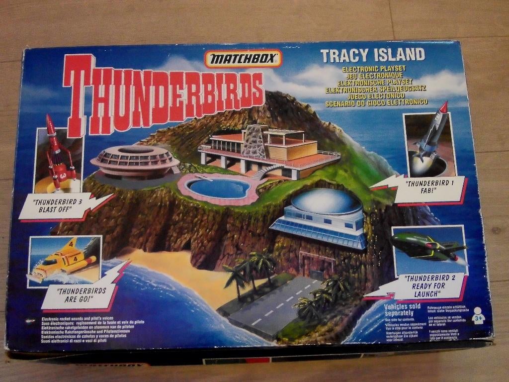 Matchbox Thunderbirds Tracy Island Electronic playset boxed, Verzenden, Zo goed als nieuw, Tv, Actiefiguur of Pop