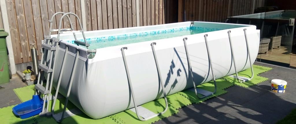 Bestway zwembad 4x2 mtr, Tuin en Terras, Zwembaden, Ophalen, 200 tot 300 cm, 80 tot 120 cm, Zo goed als nieuw