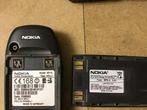 Nokia telefoons: 5x 6310i, 1x 6210, 3x 5110 met laders, Telecommunicatie, Mobiele telefoons | Nokia, Gebruikt, Geen camera, Zwart
