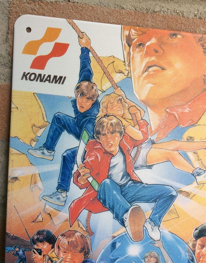 the GOONIES MSX KONAMI NES Metalen Wandbord, Spelcomputers en Games, Games | Overige, 1 speler, Ophalen of Verzenden, Nieuw, Vanaf 3 jaar