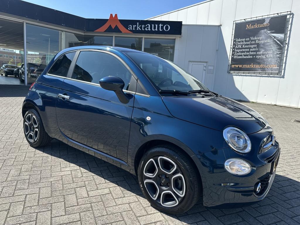 Fiat 500 1.0 Hybrid Club Carplay Climate Cruise Parkeersenso, Voorwielaandrijving, Stof, Euro 6, Bedrijf