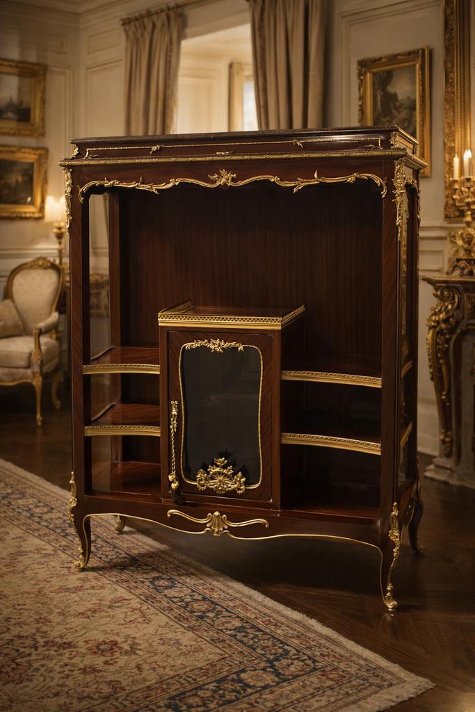 Barok vitrine porselein object show kast, Ophalen of Verzenden, Nieuw, 25 tot 50 cm, Minder dan 100 cm