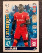 Topps MA EXTRA 21/22    STARBURST    MANÉ    LIVERPOOL FC, Verzenden, Zo goed als nieuw, Plaatje