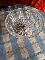 Vintage Kristallen Fruitschaal/bonbonschaal op Voet, Ophalen of Verzenden