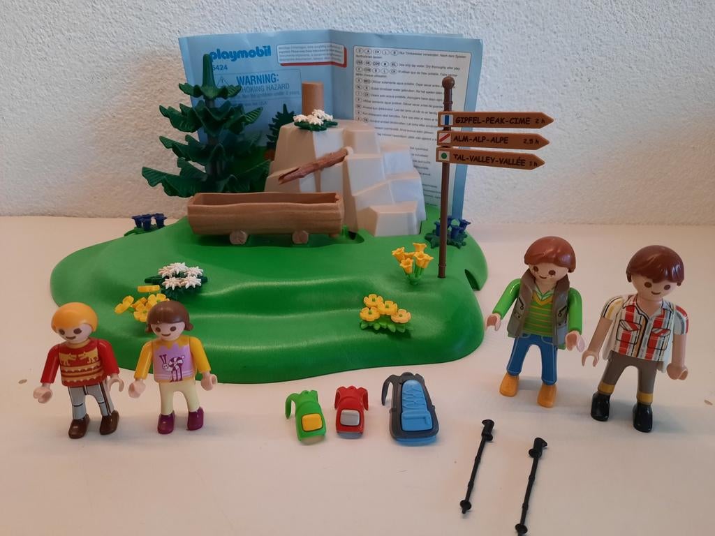 Playmobil bergwandeling 5424, Ophalen of Verzenden, Zo goed als nieuw, Complete set