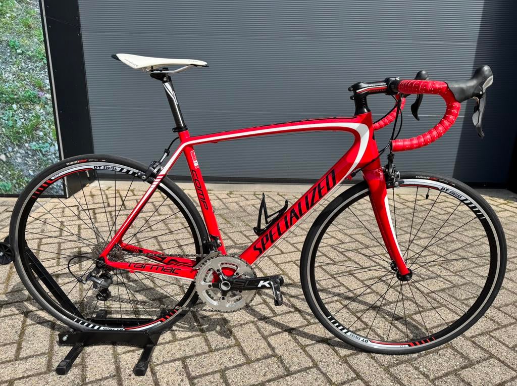Specialized Tarmac Comp Carbon SL2, Carbon, Zo goed als nieuw, Meer dan 20 versnellingen, 53 tot 57 cm