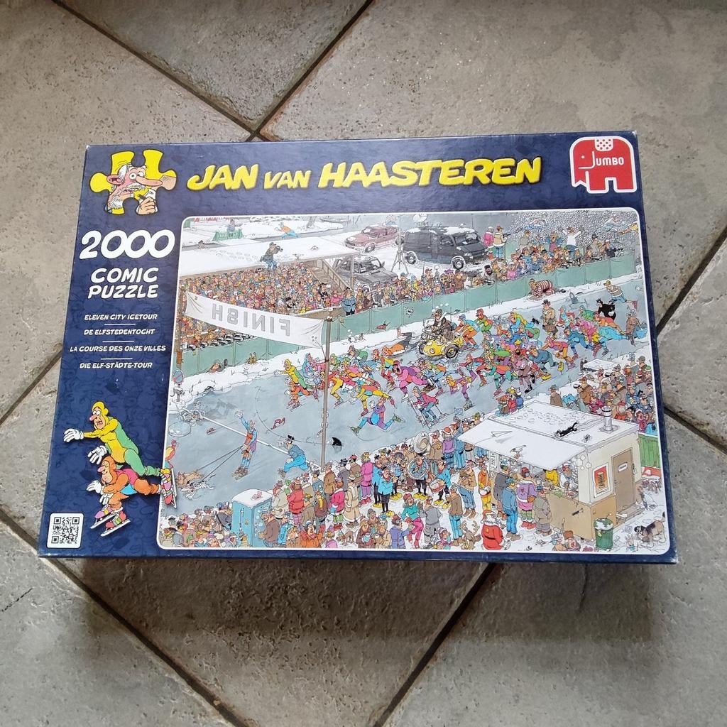 Jan van Haasteren Elfstedentocht, Ophalen of Verzenden, Meer dan 1500 stukjes, Zo goed als nieuw, Legpuzzel