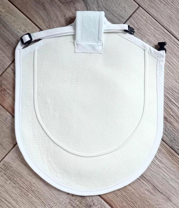 Witte kalkoenzadel 33 cm lang, Dieren en Toebehoren, Pluimvee, Kip, Vrouwelijk