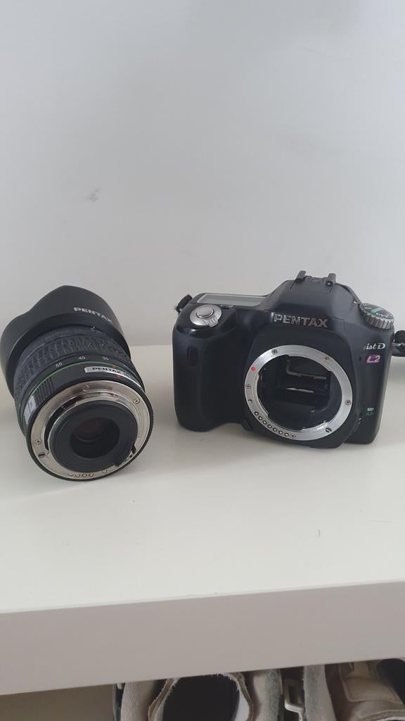 Pentax *istD L2 spiegelreflexcamera met 18-55mm lens, Audio, Tv en Foto, Fotocamera's Digitaal, Spiegelreflex, 6 Megapixel, Ophalen of Verzenden