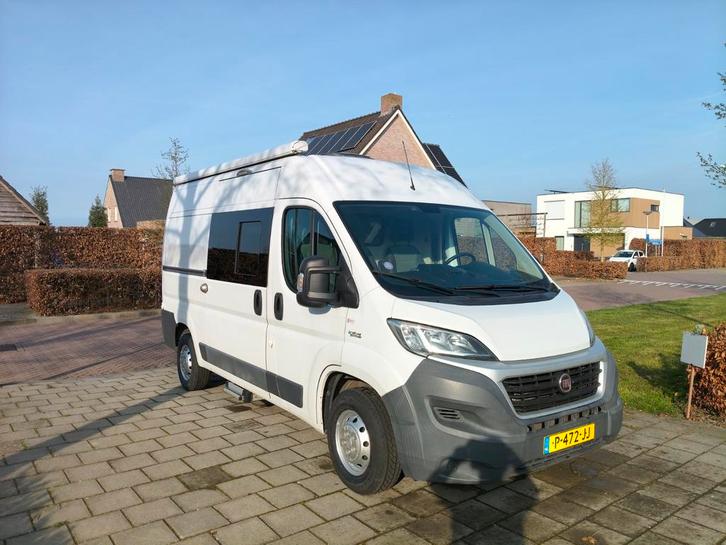 Te Koop Fiat Ducato L2H2 3.0 CNG Camper, Caravans en Kamperen, Campers, Particulier, tot en met 2, Buscamper of Camperbus, Fiat
