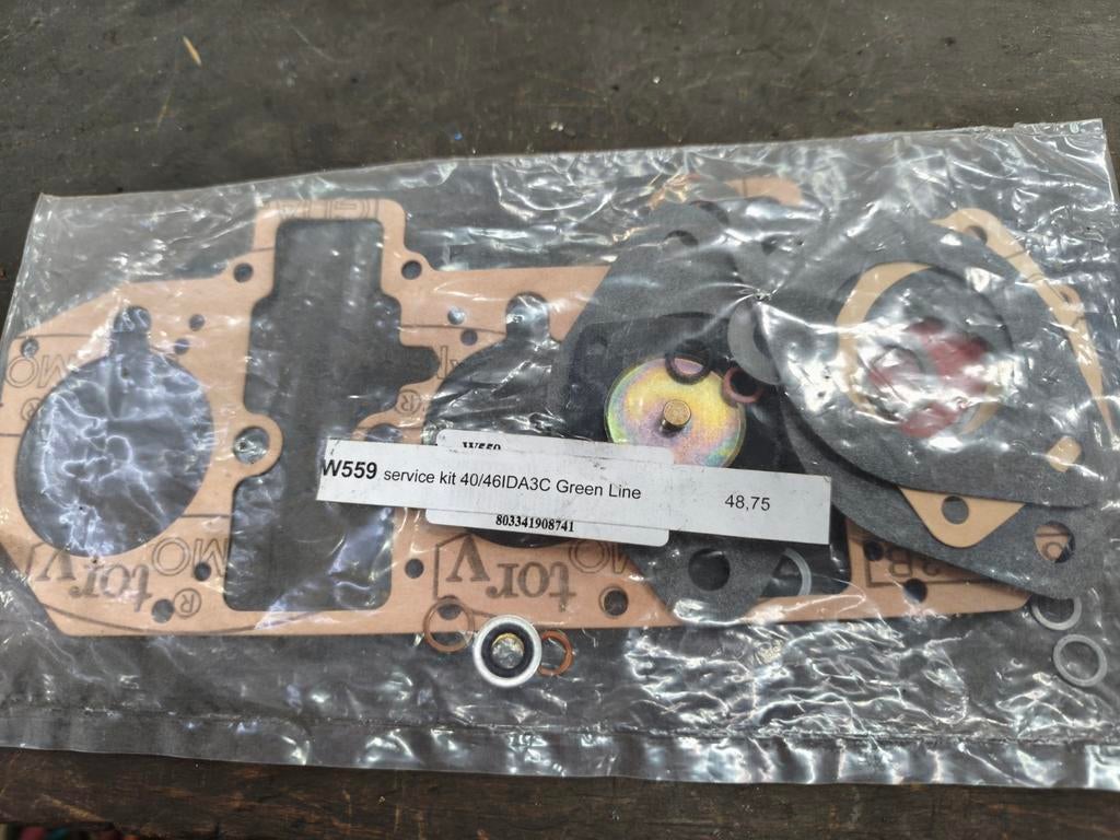 Porsche 911 Pakkingset Weber 40/48IDA 3C, Auto-onderdelen, Brandstofsystemen, Ophalen of Verzenden, Porsche