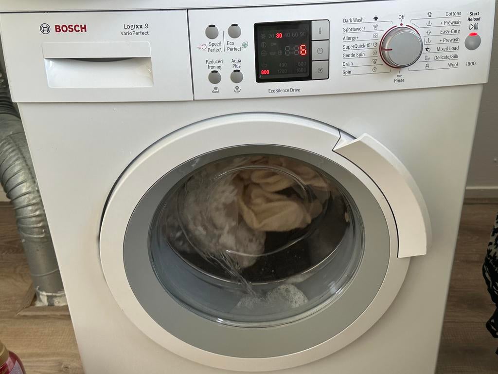 Bosch washmachine, Witgoed en Apparatuur, Ophalen, Gebruikt, 1600 toeren of meer