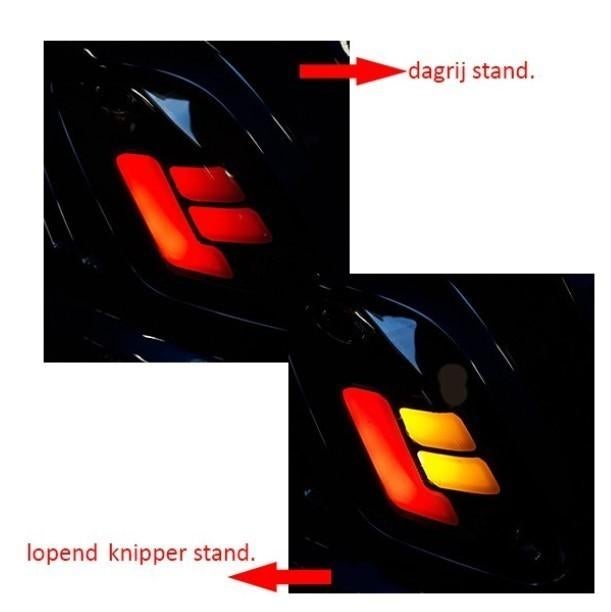 Knipperlichtset led achter Sym Fiddle 2 euro4 helder 80933, Ophalen of Verzenden, Veen, Info@veen.nl, Veen