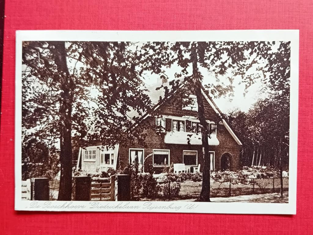 Ansichtkaart Driebergen Rijsenburg, Ophalen of Verzenden, 1920 tot 1940, Utrecht