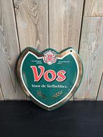 Emaille bord van Vos, Ophalen, Gebruikt, Reclamebord, Plaat of Schild, Overige merken