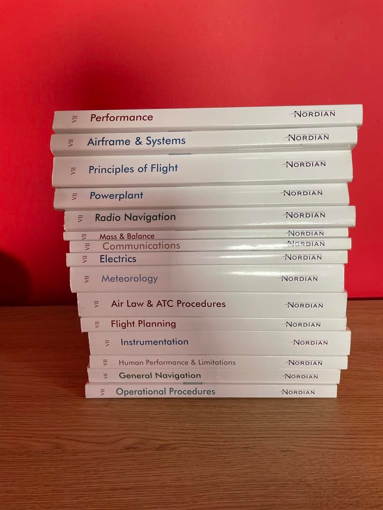 Nordian Aviation Training boeken set, Ophalen, Gelezen, Overige niveaus