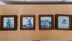 Vintage Delfts Blauw Tegels & Tichelaar Makkum Tegel, Antiek en Kunst, Ophalen